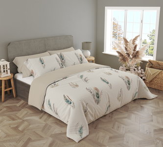 POŚCIEL KPL.NATURAL BOHO 008 140X200+70X90 BAW.