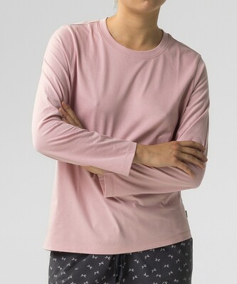 Piżama Atlantic NLP-483 dł/r S-2XL damska różowy-grafitowy XXL