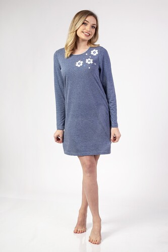 Koszula Regina 141 dł/r 2XL-3XL Z24/25 damska granatowy 3XL