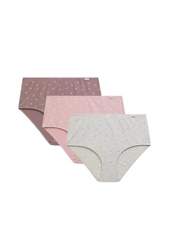 Figi Atlantic 3LP-222 Maxi A'3 S-2XL szary-rose ciemny-różowy M