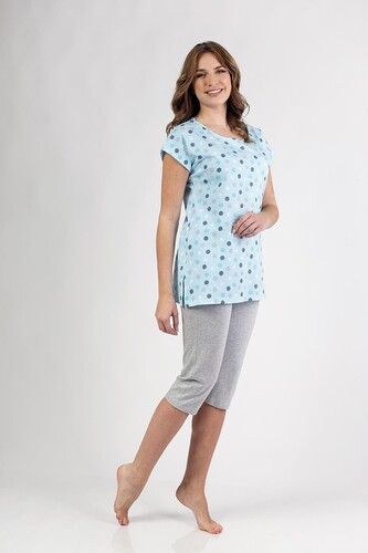 Piżama Regina 690 kr/r 2XL W25 damska zielony XXL