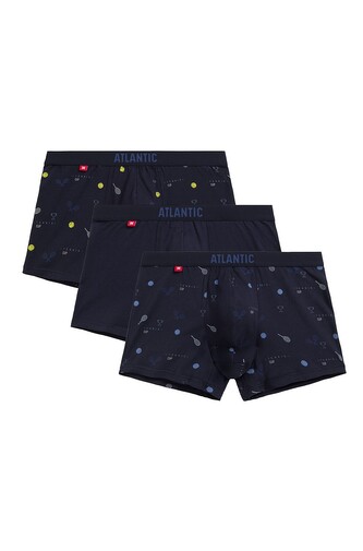 Bokserki Atlantic 3MH-050 A'3 S-2XL granatowy-granatowy S