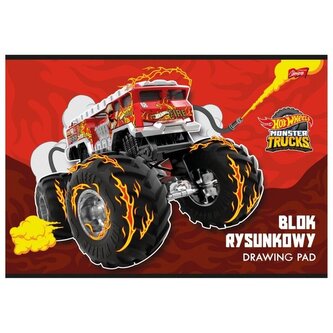 Blok rysunkowy A4/20K 80 g/m2 Hot Wheels (10szt)