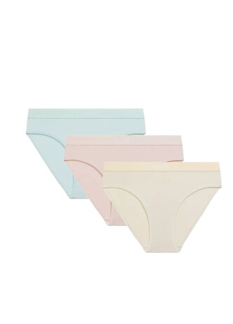 Figi Atlantic 3CLP-012 Sport A'3 S-XL beżowy-waniliowy-niebieski L