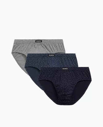 Slipy Atlantic 3MP-181 A'3 M-2XL granatowy-szary melanż M