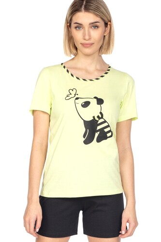 Piżama Regina 653 kr/r 2XL L24 damska zielony XXL