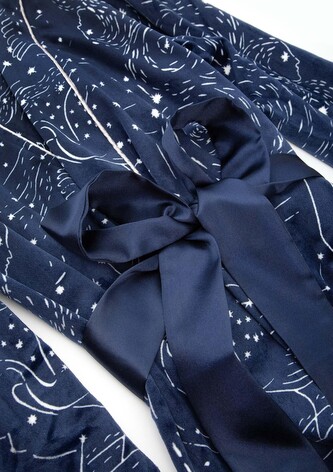 Szlafrok Key LGD 911 B24 S-XL granatowy S/M