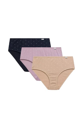 Figi Atlantic 3LP-220 Classic A'3 S-2XL beżowy-lawendowy-granatowy XL