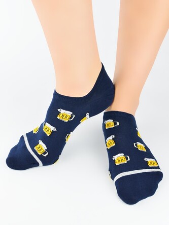 Stopki Noviti ST002 Wzór męskie 39-46 granatowy 43-46