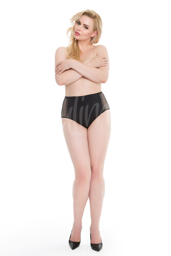 Dámské kalhotky Julimex černé (Opal) XL