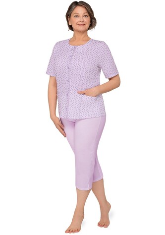 Piżama Martel Maria I 200 kr/r 3XL-4XL damska rozpinana wrzosowy 3XL