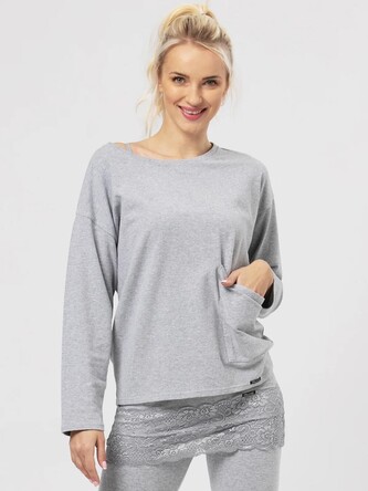 Bluza Key Hot Touch LHB 729 3 S-XL szary jasny S