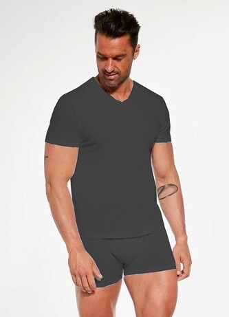 Koszulka Cornette 531 New High Emotion kr/r M-2XL grafitowy XXL