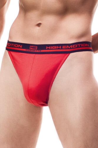 Slipy Cornette Tanga 501 High Emotion S-2XL czerwony XXL