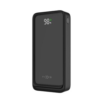 FIXED Zen2 20 powerbanka s LCD displejem a PD 20W, 20 000 mAh, černá
