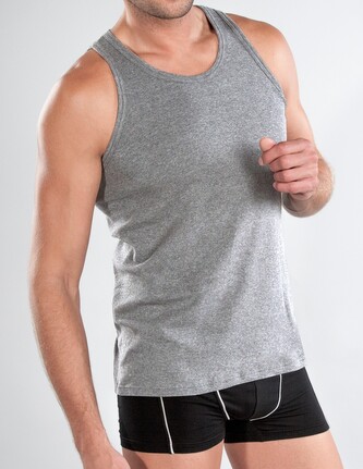 Koszulka Lama M-4002 TT-03 M-4XL szary melanż XL