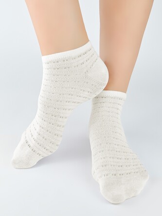 Skarpety Noviti SB121 Ażur 35-42 ecru 35-38