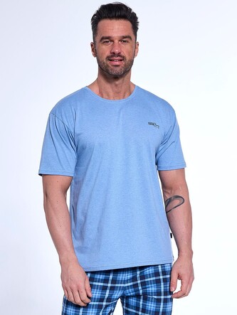 Piżama Cornette 134/179 Strong kr/r S-2XL męska granatowy XL