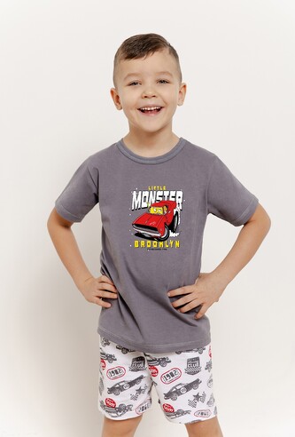 Piżama Taro Mateo 3408 kr/r 92-116 W25 grafitowy 110 Piżama Taro Mateo 3408 kr/r 92-116 W25 grafitowy 110