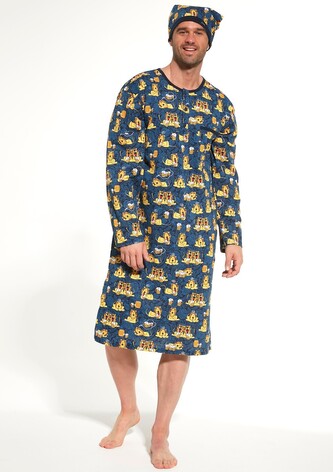 Koszula Cornette 110/10 673001 dł/r S-2XL męska granatowy L