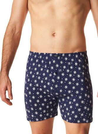 Bokserki Key MXC 513 B24 M-2XL granatowy XL