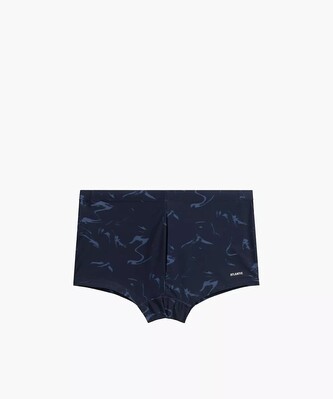 Bokserki kąpielowe Atlantic KMS-319 M-2XL granatowy-niebieski XXL