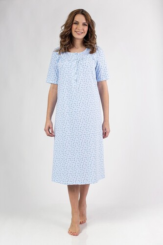 Koszula Regina 013 kr/r M-XL W25 damska niebieski M