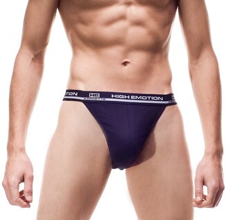 Slipy Cornette Tanga 501 High Emotion S-2XL granatowy XL