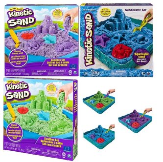 Kinetic Sand Zamek z piaskownicą mix 454g