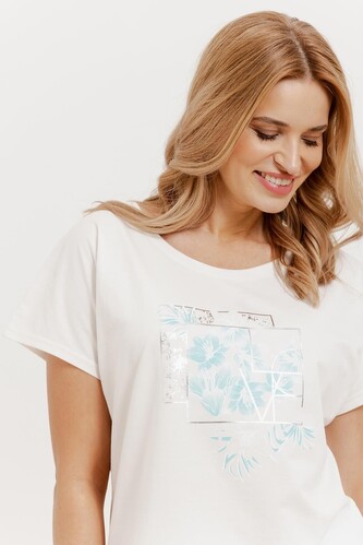 Piżama Taro Isla 3413 kr/r S-XL W25 damskie ecru XL