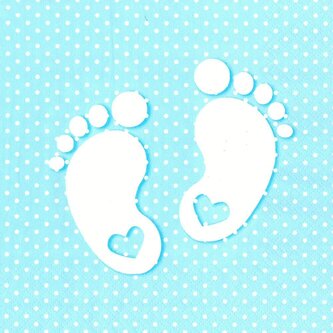 Ubrousky MAKI L (20ks) Little Feet Blue