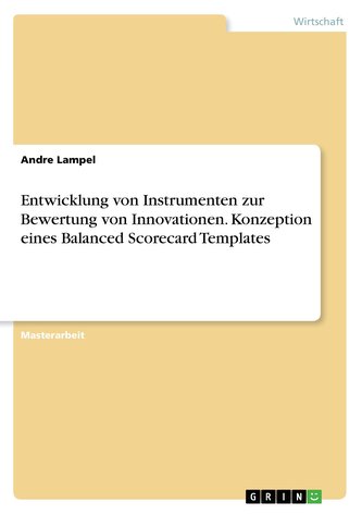 Entwicklung von Instrumenten zur Bewertung von Innovationen. Konzeption eines Balanced Scorecard Templates