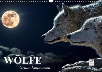 Wölfe. Graue Eminenzen (Wandkalender 2021 DIN A3 quer)