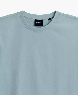 Koszulka Atlantic NMT-033 T-Shirt S-2XL niebieski XL