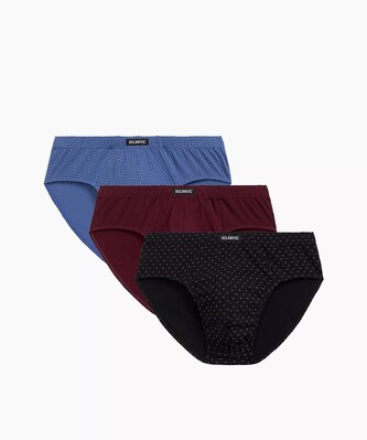 Slipy Atlantic 3MP-179 A'3 M-3XL niebieski-bordowy-granatowy XXL