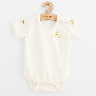 Kojenecké body s krátkým rukávem z organické bavlny New Baby Olivy 86 (12-18m)