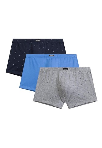 Bokserki Atlantic 3MH-209 A'3 S-2XL granatowy-szary-niebieski XXL