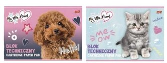 Blok rysunkowy A4/10K My little friend (10szt)