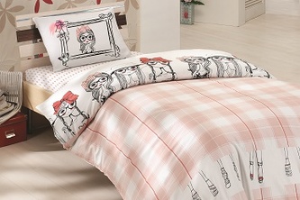 POŚCIEL KPL. MALDINE PEMBE BP1 160X200+2X70X80 BAW. KOD ART.58214534