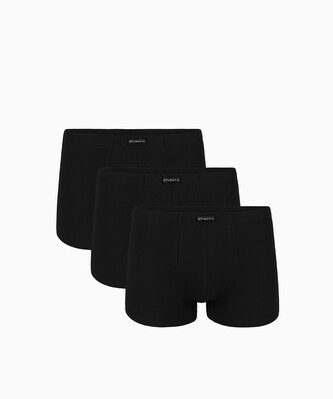 Bokserki Atlantic 3BMH-007 A'3 S-2XL czarny XXL