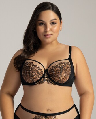 Biustonosz soft side support Ava 2144 Maxi classy black 95F