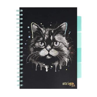 Blok Strigo B5/100l 80g Kočka spirála s rozřaďovačem