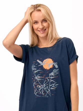 Koszula Key LND 749 A25 kr/r S-XL granatowy S