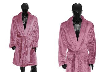 SZLAFROK COMFORT QUEEN S BRUDNY RÓŻ 100% poliester, flannel fleece, 230gsm