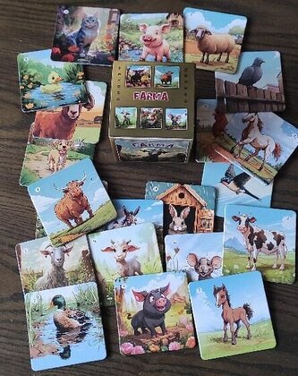 Pexeso LUX v krabičce - ZOO kreslené