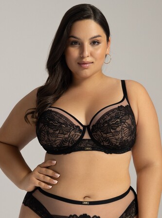 Biustonosz semi soft Ava 2145 Maxi black 105F
