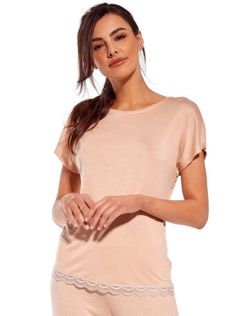 Piżama Cornette Dream Lady 624/292 Cynthia 3XL-5XL damska beżowy 3XL