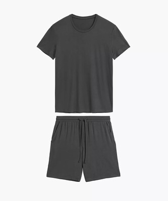 Piżama Atlantic BNMP-005 S-2XL męska szary L