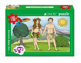 Puzzle Stworzenie Adama i Ewy 100el