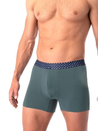 Bokserki Key MXH 231 A25 Bambus M-2XL oliwkowy XXL